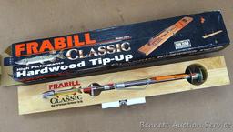 Frabill Classic high performance hardwood ice fishing tip-up with box is model No 1664. Nice tip-up