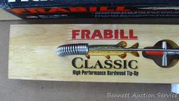 Frabill Classic high performance hardwood ice fishing tip-up with box is model No 1664. Nice tip-up