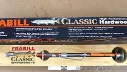 Frabill Classic high performance hardwood ice fishing tip-up with box is model No 1664. Nice tip-up