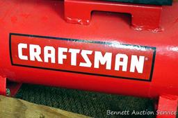 Craftsman 3 gallon 1 hp 125 psi air compressor runs and cycles.