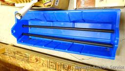 Wall paper and painting tools including wall paper tray, tool set, paint rollers, paint pads, tape,