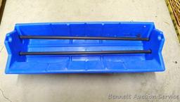 Wall paper and painting tools including wall paper tray, tool set, paint rollers, paint pads, tape,