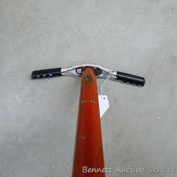 Really cute vintage Radio brand scooter measures only 28" to handle bars and is 30" long.