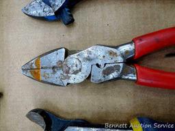 Vise Grip 10" slip joint pliers; Crescent 10" adjustable wrench; Crescent 6" adjustable wrench;