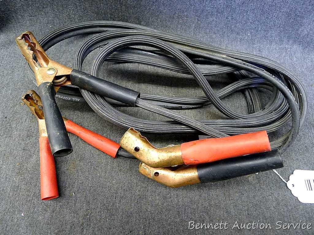 Pair of approx. 11' jumper cables.