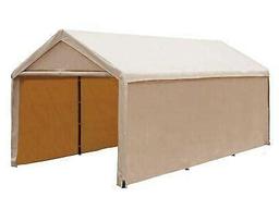 10' x 20' beige Abba Patio carport is NIP. SKU No APGP36PEB, look it up and check it out on Google.