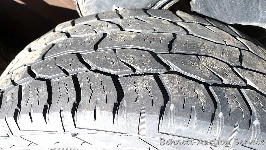Set of Cooper Discover A/T3 tires came off of a 1998 GMC truck. 265/75R16 M+S, 116T standard load.