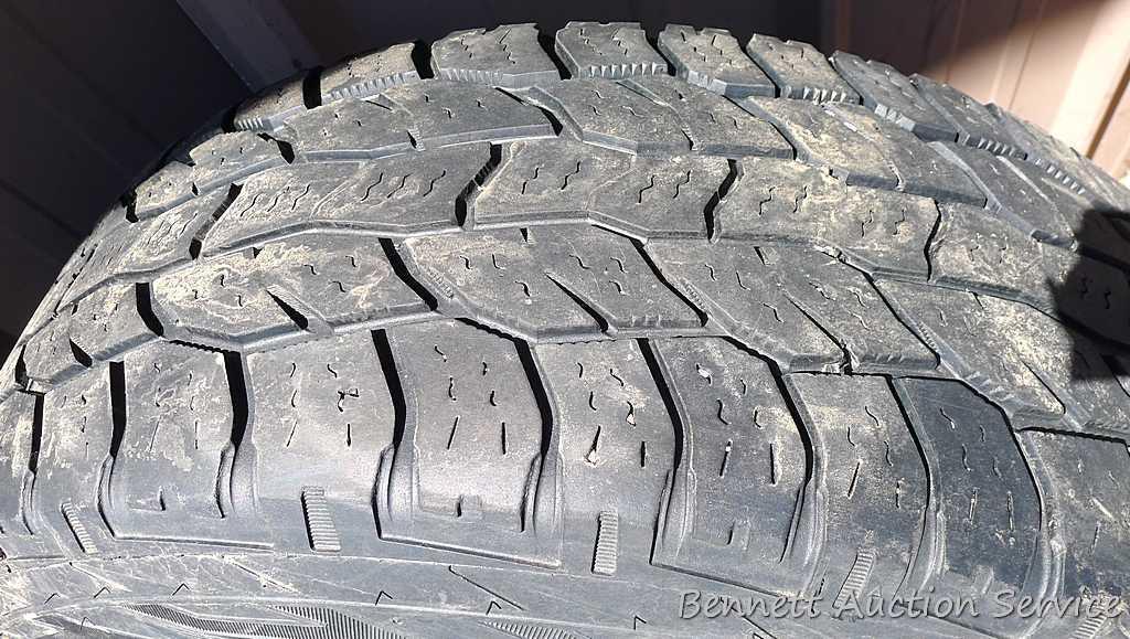 Set of Cooper Discover A/T3 tires came off of a 1998 GMC truck. 265/75R16 M+S, 116T standard load.