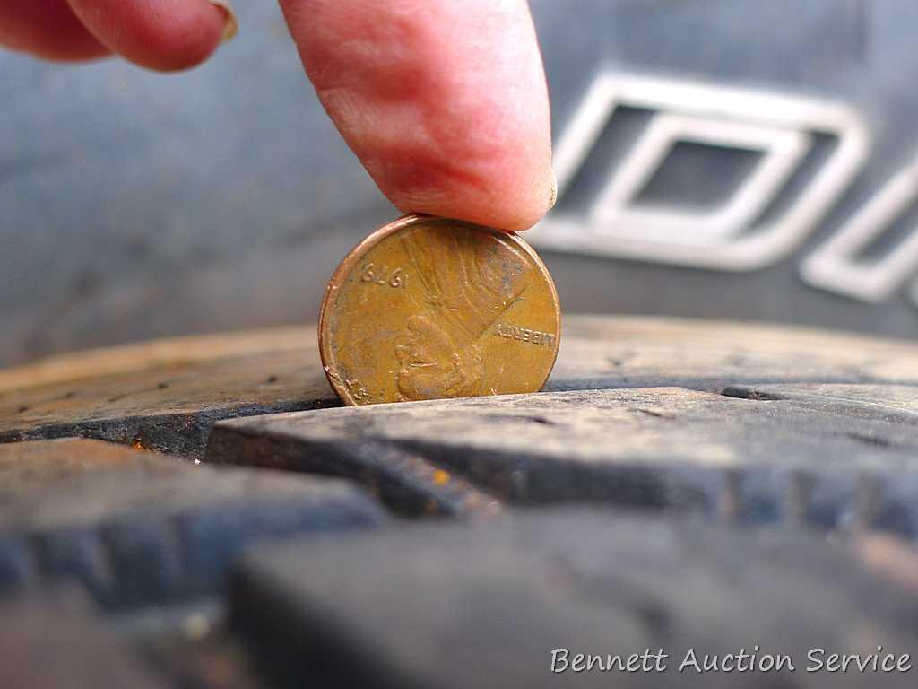 Set of Cooper Discover A/T3 tires came off of a 1998 GMC truck. 265/75R16 M+S, 116T standard load.