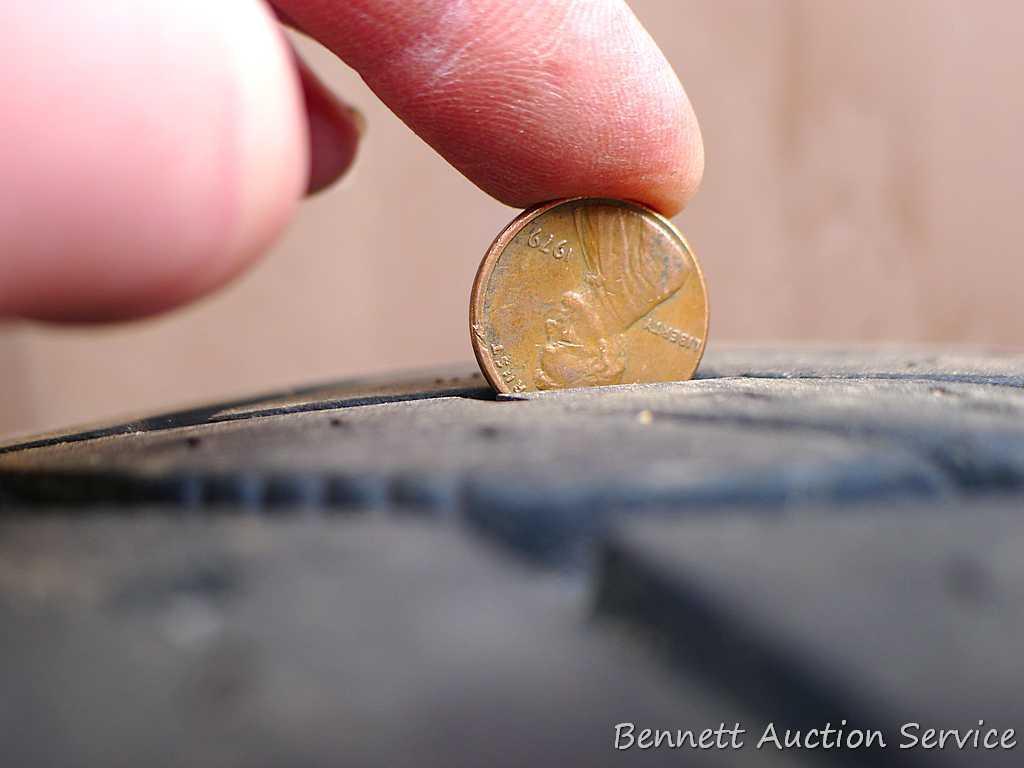 Set of Cooper Discover A/T3 tires came off of a 1998 GMC truck. 265/75R16 M+S, 116T standard load.