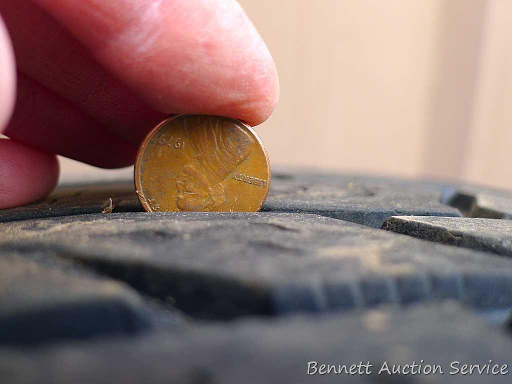 Set of Cooper Discover A/T3 tires came off of a 1998 GMC truck. 265/75R16 M+S, 116T standard load.