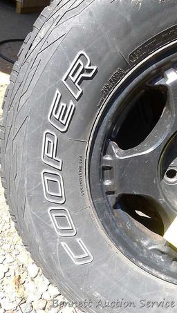 Set of Cooper Discover A/T3 tires came off of a 1998 GMC truck. 265/75R16 M+S, 116T standard load.