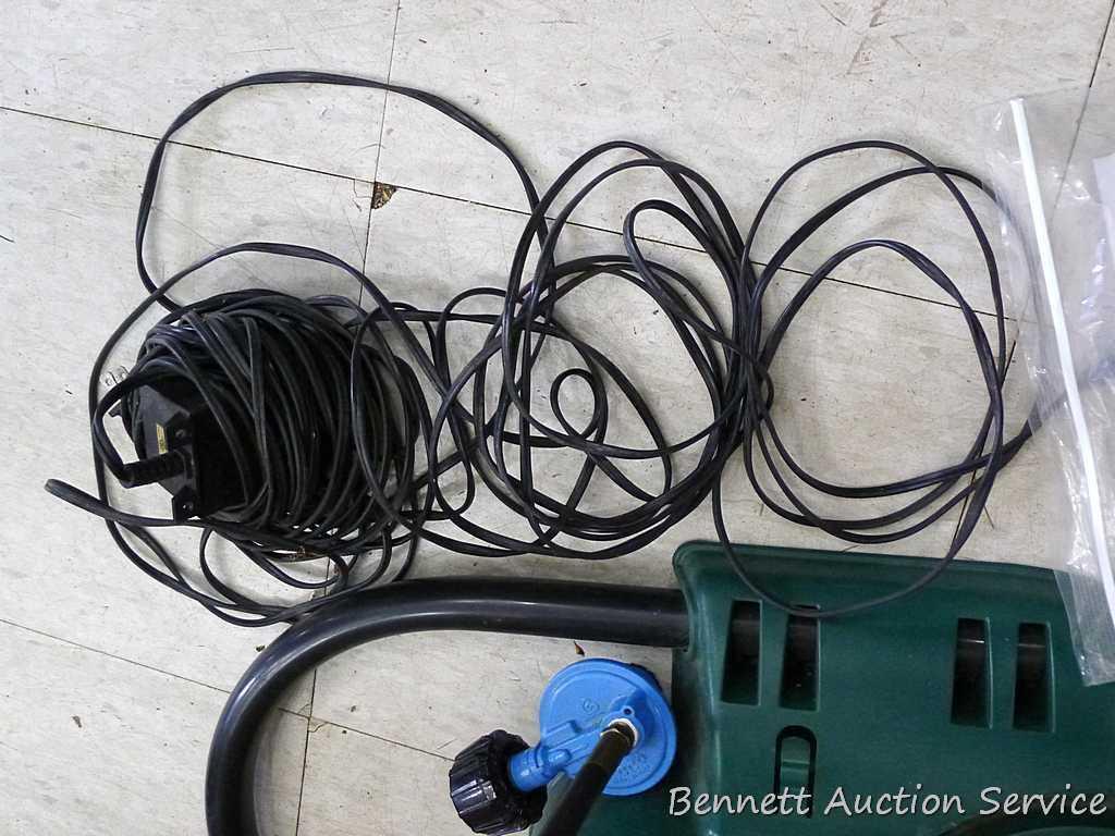 Mosquito Magnet Defender bug trap with instructional CD, OPD valve reset tool,adaptor, and more.
