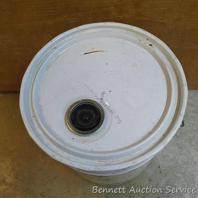 5 gallon Euclid Chemical Luster seal 300 clear, non-yellowing concrete cure and seal. Bucket of roof
