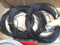 Fishing flies up to 3-1/2", Shakespeare size E Wonderfloat finished fly line, other fly line.