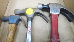 True Temper and two other claw hammers up to about 13" long.