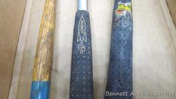 True Temper and two other claw hammers up to about 13" long.