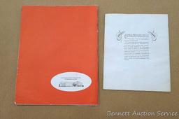 Milwaukee Journal compilation of the articles about the Kennedy Assassination; prints of Presidents