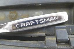 1/4" drive ratchet, T-bar, breaker bar, extensions and sockets. Most all Craftsman plus S-K and