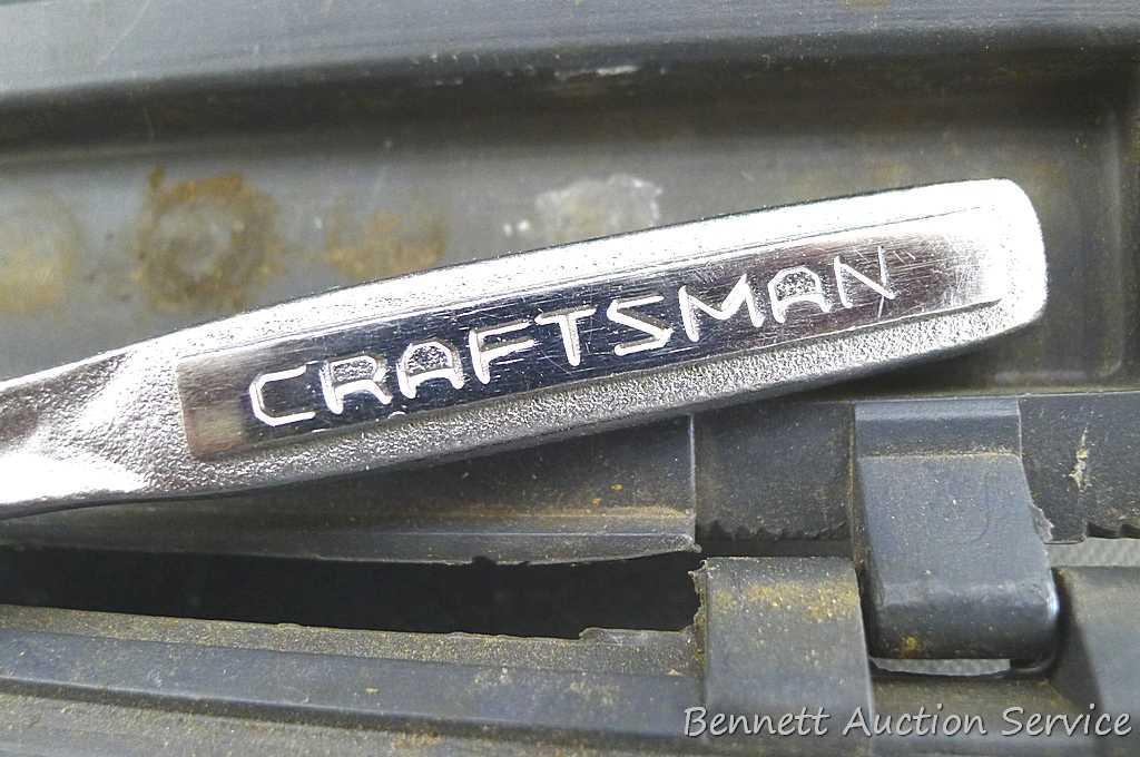 1/4" drive ratchet, T-bar, breaker bar, extensions and sockets. Most all Craftsman plus S-K and