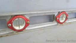 Craftsman 24" aluminum level, all vials and windows are good, body is straight.