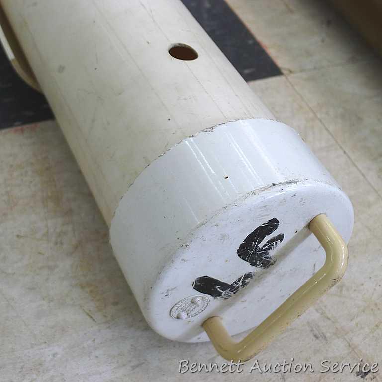 Two rod cases, one is telescoping, plus Measure-N-Slide fish measure trough. Telescoping rod case