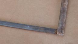 Buck saw, blade measures 27''. Wood is in nice shape.