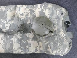 U.S. Military Hydramax water pack is in good condition and measures about 20" x 9".