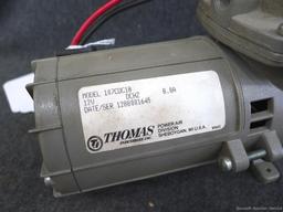 Thomas Model 107CDC18 air compressor/vacuum pump, 12 volt, untested.