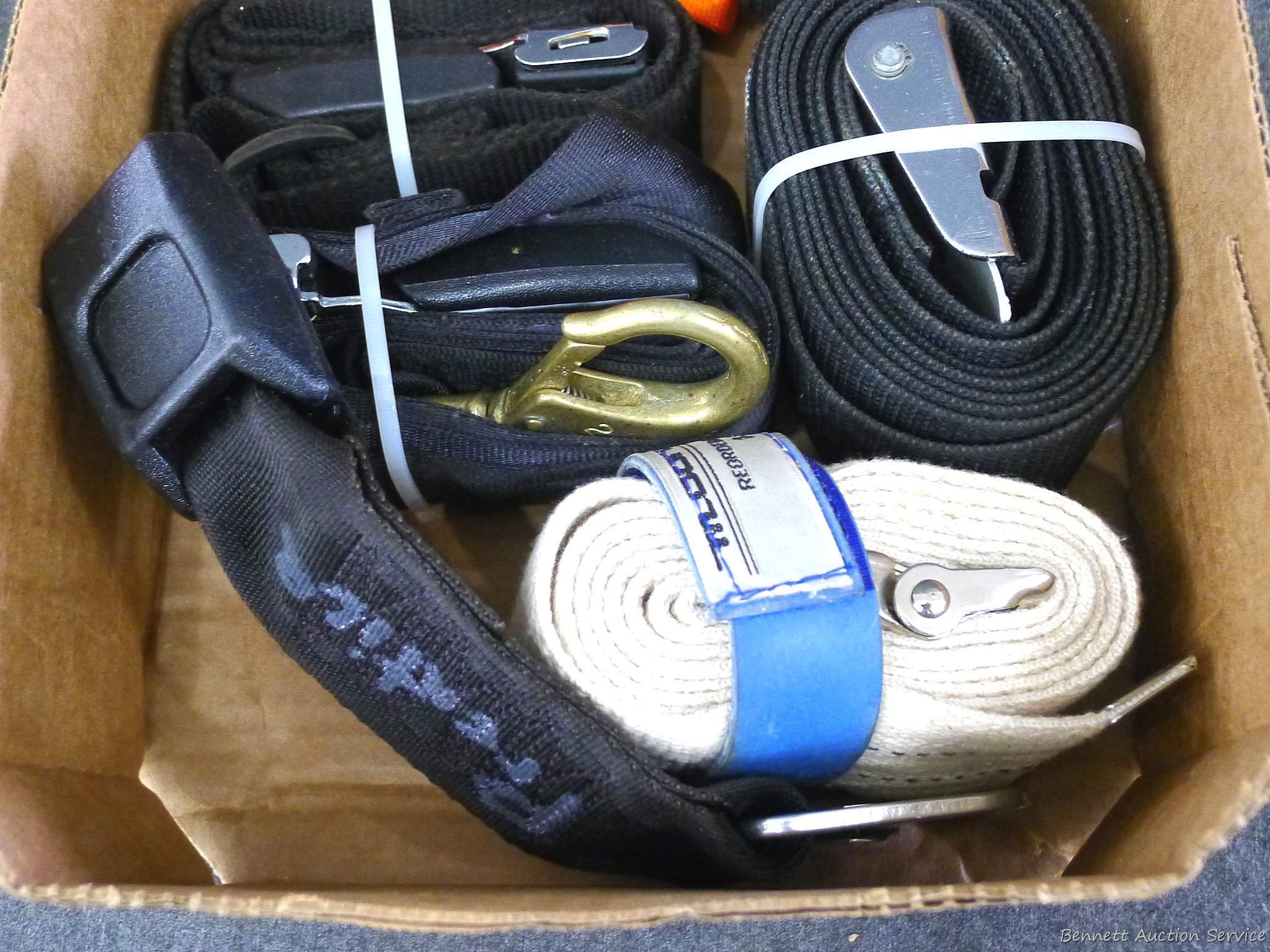 Seat belt-type hardware and webbing, plus more similar.