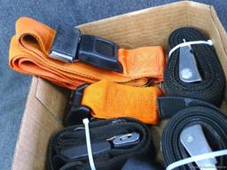 Seat belt-type hardware and webbing, plus more similar.