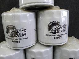 Six PartsMaster oil filters No. 61085.