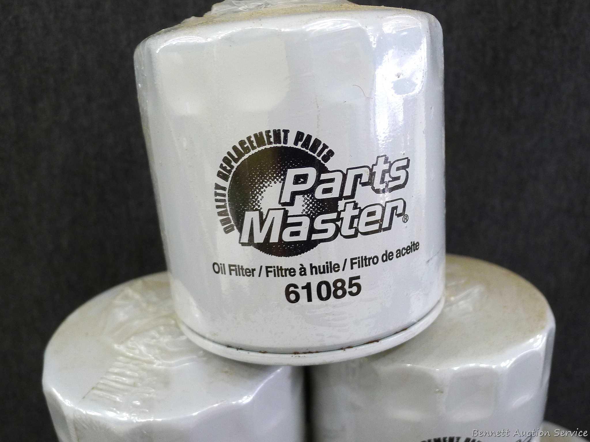 Six PartsMaster oil filters No. 61085.