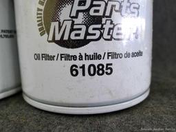Six PartsMaster oil filters No. 61085.