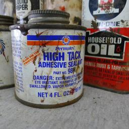 Various partials of anti-seize compound; Permatex High Tack adhesive.