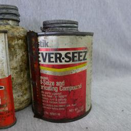 Various partials of anti-seize compound; Permatex High Tack adhesive.