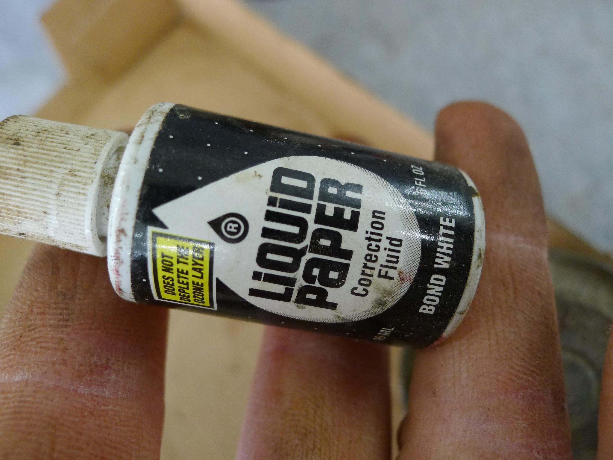 Various partials of anti-seize compound; Permatex High Tack adhesive.