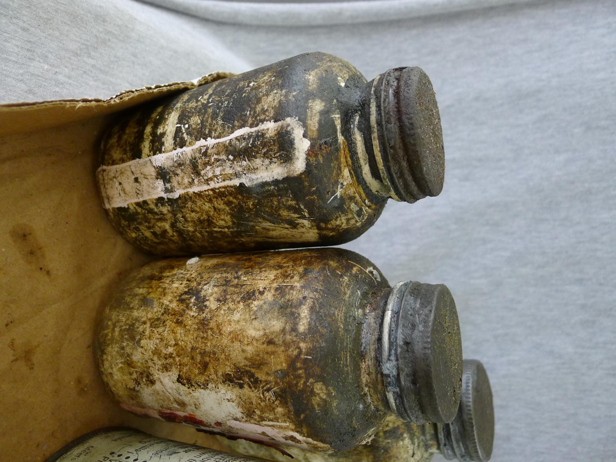 Various partials of anti-seize compound; Permatex High Tack adhesive.