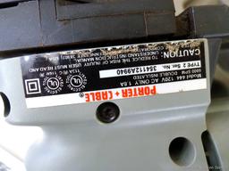 Porter Cable profile sander with case, runs.