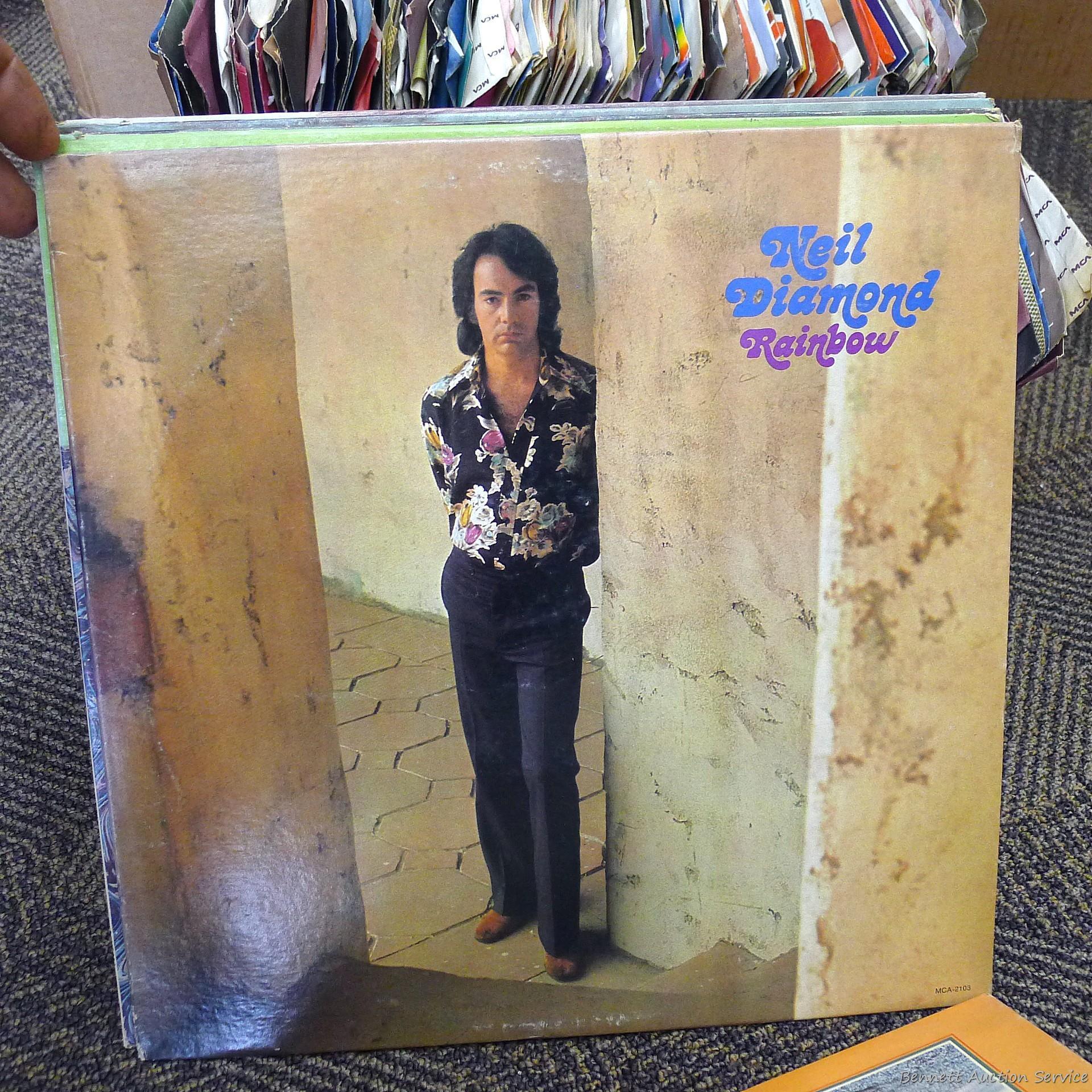 LP albums including Neil Diamond, Charlie Pride, Country Duos and many 45 records.