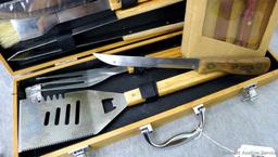 Really nice grilling set with a 13" Hillshire Farms knife with a Yorktowne blade, and a Tramontina