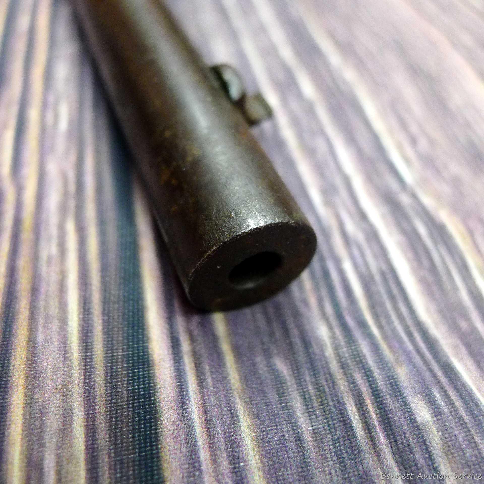 Savage Model 1911 bolt action boys rifle chambered .22 Short. 20" barrel is uniformly dark with weak