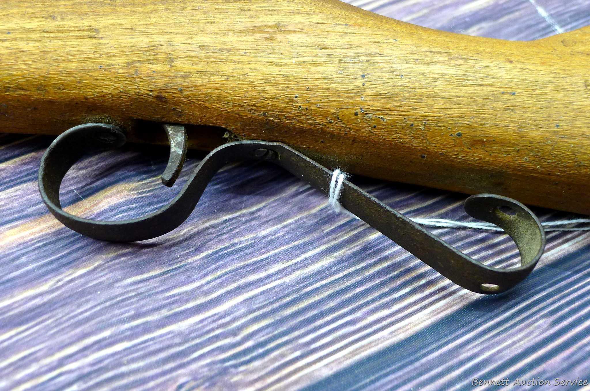 Savage Model 1911 bolt action boys rifle chambered .22 Short. 20" barrel is uniformly dark with weak