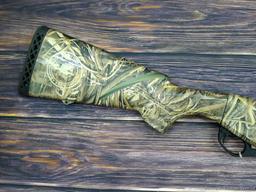 Stoeger M8000 semi automatic 12 gauge shotgun. Barrel is 26" and has a mirror bore, raised rib, high