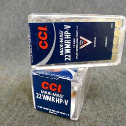 85 rounds of CCI .22 WMR JHP ammunition