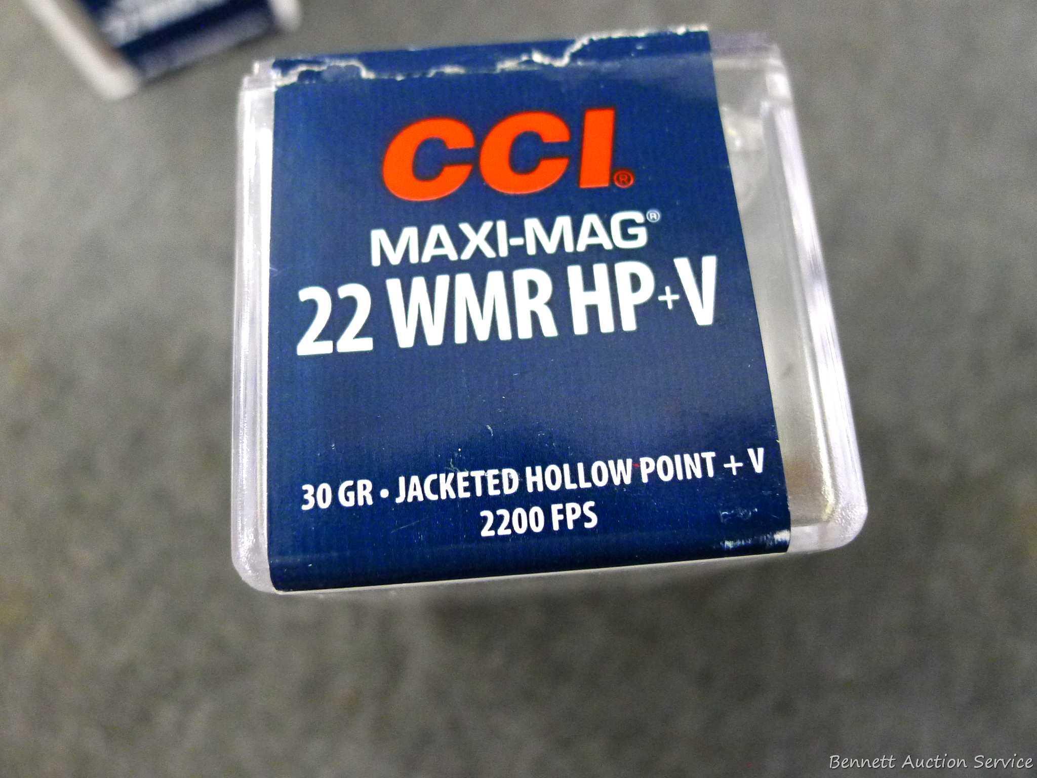 85 rounds of CCI .22 WMR JHP ammunition
