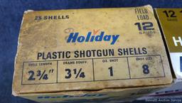 41 rounds of 12 gauge shotshells with no. 6&8 shot made by Federal and Holiday