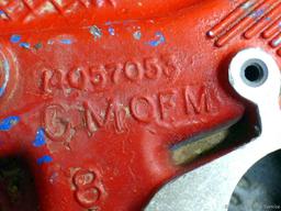 Factory GM aluminum small block Chevy intake manifold No. 14057053.