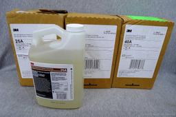 No shipping. Three unopened 1/2 gallon bottles of 3M disinfectant cleaner concentrate. Two are 25A