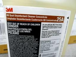 No shipping. Three unopened 1/2 gallon bottles of 3M disinfectant cleaner concentrate. Two are 25A